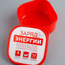 Красный ланч-бокс «Заряд энергии» (700 мл.)
