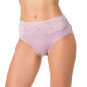 Трусики-слипы с высокой посадкой и кружевом