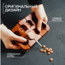 Форма для леденцов «Котики», силикон, 16,5×11×1,7 см, 8 ячеек, с палочками, цвет коричневый