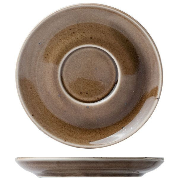 Блюдце «Кантри Стайл»;фарфор;D=140/55,H=15мм;зелен. 